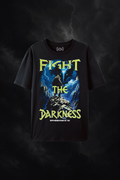 Fight the Darkness shirt -black front view