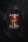 Arise from Death shirt -black front view